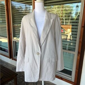 LOFT Light Beige Blazer